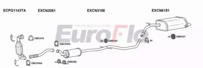 Глушитель EuroFlo 0 4941 CNC516 2001